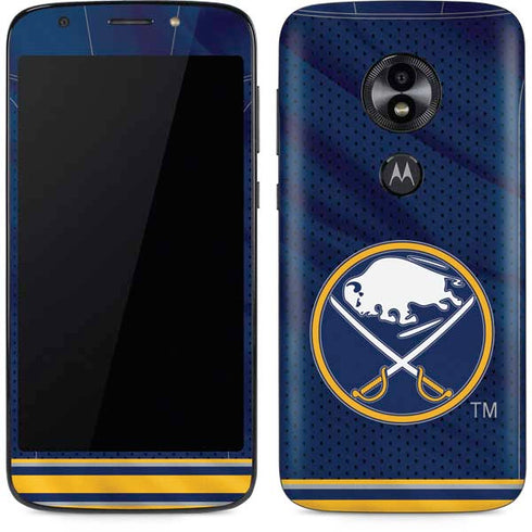 NHL Buffalo Sabres Home Jersey Moto E5 Play Skin